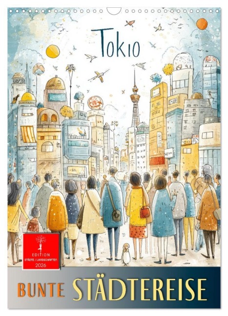Bunte Weltreise (Wandkalender 2026 DIN A3 hoch), CALVENDO Monatskalender - Peter Roder