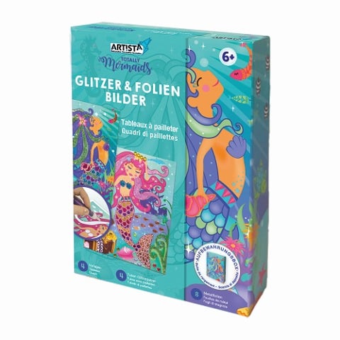 Artista - Glitzer & Folien Bilder Meerjungfrau - 