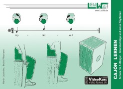Cover-Bild zum Titel 'Cajón lernen' von 'Martin Leuchtner, Bruno Waizmann'