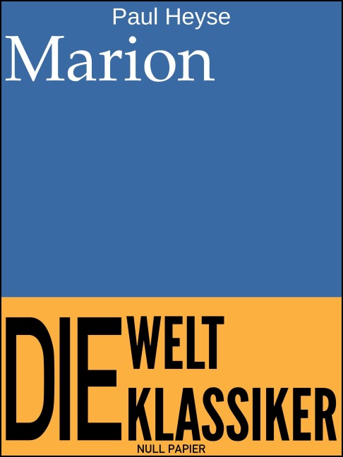 Marion - Paul Heyse