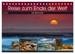 Cover-Bild zum Titel 'Die Bretagne - Eine Reise zum Ende der Welt (Tischkalender 2026 DIN A5 quer), CALVENDO Monatskalender' von 'Helmut Probst'