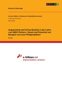 Cover-Bild zum Titel 'Augmented und Virtual Reality in der Lehre von MINT-Fächern. Stand und Potential am Beispiel von zwei Pilotprojekten' von 'Ramona Scharnagl'