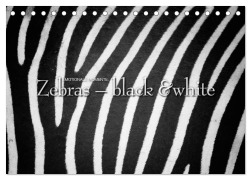 Cover-Bild zum Titel 'Emotionale Momente: Zebras - black & white. (Tischkalender 2026 DIN A5 quer), CALVENDO Monatskalender' von 'Ingo Gerlach GDT'