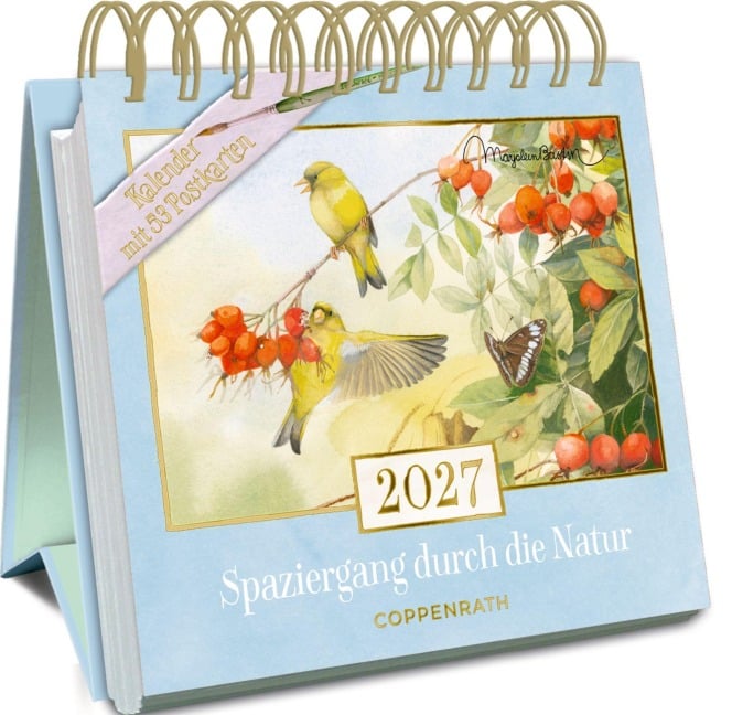 Kalender mit 53 Postkarten 2027 - Spaziergang durch die Natur - 