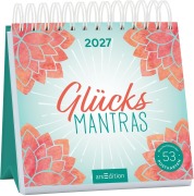 Cover-Bild zum Titel 'Postkartenkalender Glücksmantras 2027' von ''