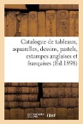 Cover-Bild zum Titel 'Catalogue de tableaux, aquarelles, dessins, pastels' von 'Georges Sortais'