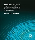 Cover-Bild zum Titel 'Natural Rights' von 'David G Ritchie'