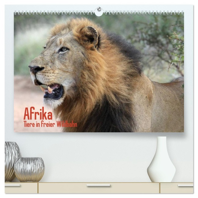 Afrika. Tiere in freier Wildbahn (hochwertiger Premium Wandkalender 2025 DIN A2 quer), Kunstdruck in Hochglanz - Elisabeth Stanzer