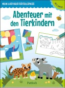 Cover-Bild zum Titel 'Mein lustiger Rätselspaß - Abenteuer mit den Tierkindern' von ''