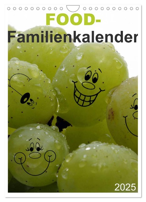 FOOD -Familienkalender (Wandkalender 2025 DIN A4 hoch), CALVENDO Monatskalender - SchnelleWelten SchnelleWelten