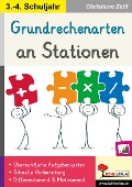 Cover-Bild zum Titel 'Grundrechenarten an Stationen / Klasse 3-4' von 'Christiane Zettl'