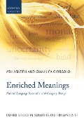 Cover-Bild zum Titel 'Enriched Meanings' von 'Ash Asudeh, Gianluca Giorgolo'