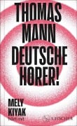 Cover-Bild zum Titel 'Deutsche Hörer!' von 'Thomas Mann'