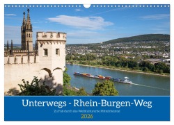 Cover-Bild zum Titel 'Unterwegs - Rhein-Burgen-Weg (Wandkalender 2026 DIN A3 quer), CALVENDO Monatskalender' von 'Alexander Ludwig'