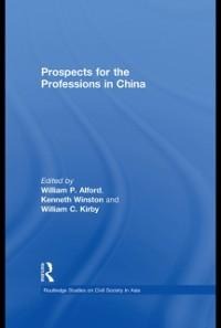 Prospects for the Professions in China - 