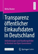 Cover-Bild zum Titel 'Transparenz öffentlicher Einkaufsdaten in Deutschland' von 'Britta Reuter'