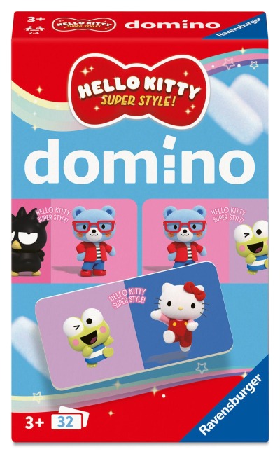 Domino Hello Kitty - Reisespiel ab 3 Jahre - 