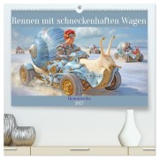 Cover-Bild zum Titel 'Rennen mit Schneckenwagen - Humorwerke (hochwertiger Premium Wandkalender 2027 DIN A2 quer), Kunstdruck in Hochglanz' von 'Liselotte Brunner-Klaus'