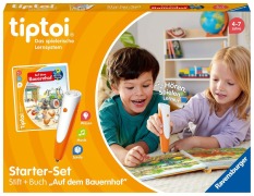 Cover-Bild zum Titel 'Ravensburger tiptoi Starter-Set 00114: Stift und Bauernhof-Buch - Lernsystem für Kinder ab 4 Jahren' von 'Inka Friese'