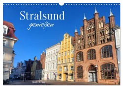 Cover-Bild zum Titel 'Stralsund genießen (Wandkalender 2026 DIN A3 quer), CALVENDO Monatskalender' von 'Gisela Kruse'