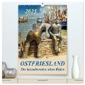 Ostfriesland - die bezaubernden alten Häfen / Planer (hochwertiger Premium Wandkalender 2025 DIN A2 hoch), Kunstdruck in Hochglanz - Peter Roder