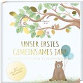 Cover-Bild zum Titel 'Babyalbum - UNSER ERSTES GEMEINSAMES JAHR (blau)' von 'Pia Loewe'