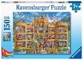 Ravensburger Kinderpuzzle - 12919 Blick in die Ritterburg - Ritter-Puzzle für Kinder ab 7 Jahren, mit 150 Teilen im XXL-Format - 