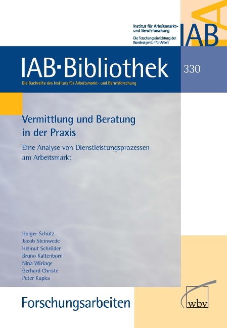 Vermittlung und Beratung in der Praxis - Bruno Kaltenborn, Gerhard Christe, Peter Kupka, Helmut Schröder, Holger Schütz