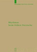 Cover-Bild zum Titel 'Rhythmus beim frühen Nietzsche' von 'Friederike Felicitas Günther'