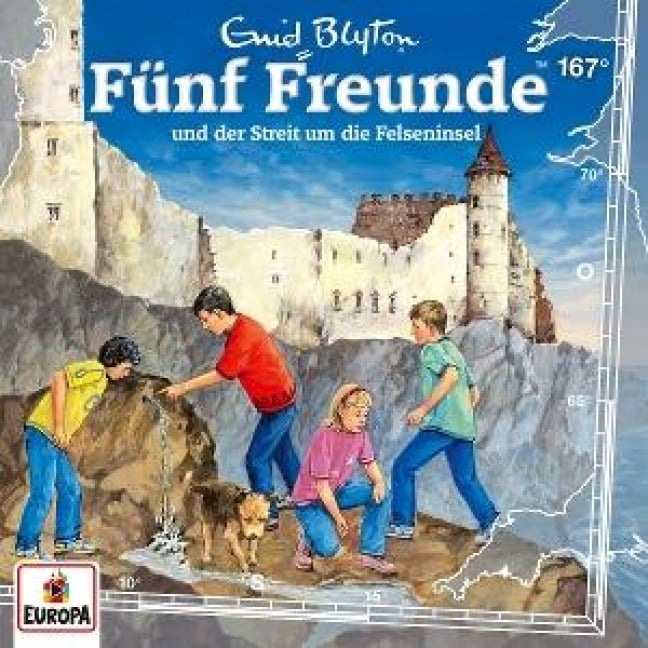 Fünf Freunde 167: und der Streit um die Felseninsel - Enid Blyton