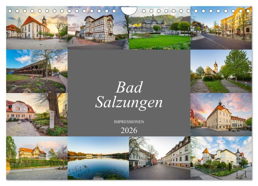 Bad Salzungen Impressionen (Wandkalender 2026 DIN A4 quer), CALVENDO Monatskalender - Dirk Meutzner