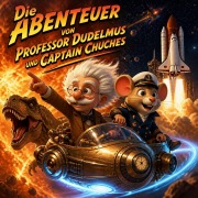Cover-Bild zum Titel 'Die Abenteuer von Professor Dudelmus und Captain Chuches' von 'Andreas Schuetz, Shara el Noras, Shara el Noras'