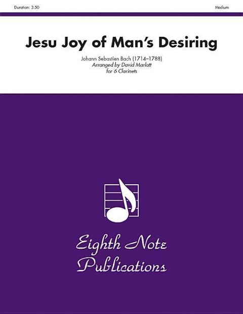 Jesu Joy of Man's Desiring - Johann Sebastian Bach, David Marlatt