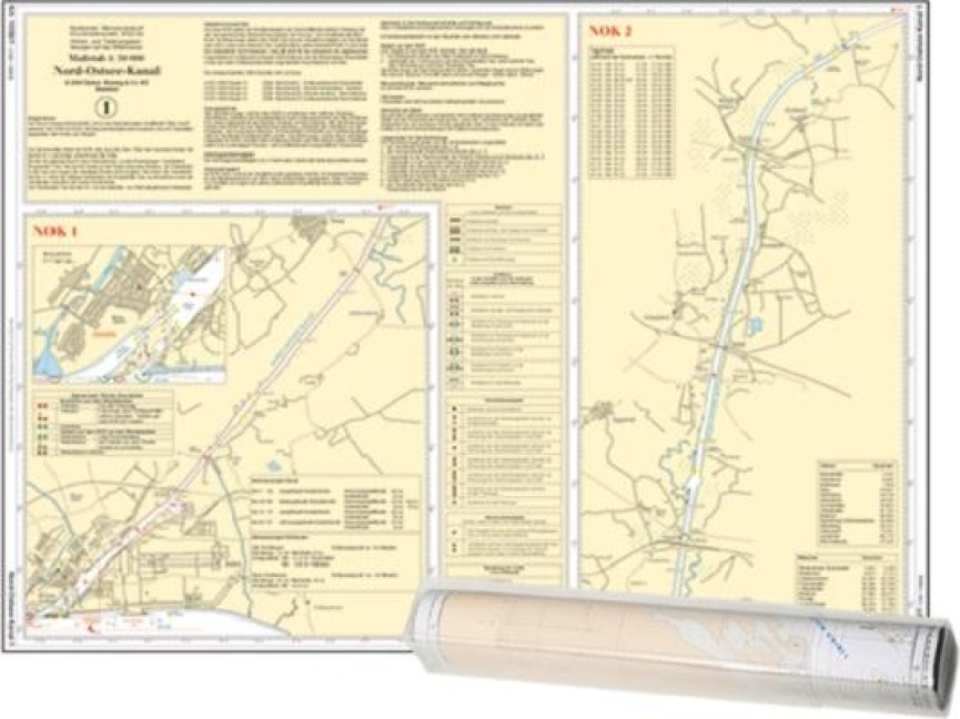 Einzelkarte Nord-Ostsee-Kanal (Ausgabe 2025) - 