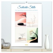 Schlichte Stille (hochwertiger Premium Wandkalender 2026 DIN A2 hoch), Kunstdruck in Hochglanz - Steffen Gierok-Latniak