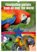 Cover-Bild zum Titel 'Fascinating parrots from all over the world (Wall Calendar 2026 DIN A3 portrait), CALVENDO 12 Month Wall Calendar' von 'Claudia Kleemann'