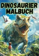Cover-Bild zum Titel 'Das große Dinosaurier Malbuch' von 'Michael Parzinger'