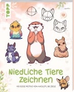 Cover-Bild zum Titel 'Niedliche Tiere zeichnen' von 'Liliyth'