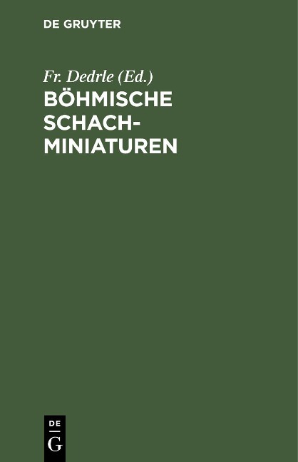 Böhmische Schachminiaturen - 