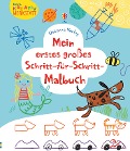 Cover-Bild zum Titel 'Kleine Kreativ-Werkstatt - Mein erstes großes Schritt-für-Schritt-Malbuch' von 'Fiona Watt'