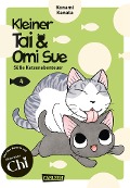 Cover-Bild zum Titel 'Kleiner Tai & Omi Sue - Süße Katzenabenteuer 4' von 'Konami Kanata'