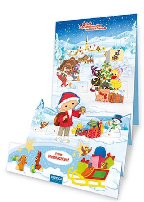 Trötsch Unser Sandmännchen Adventskalender zum Aufstellen - 