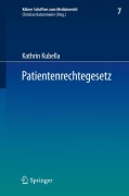 Cover-Bild zum Titel 'Patientenrechtegesetz' von 'Kathrin Kubella'