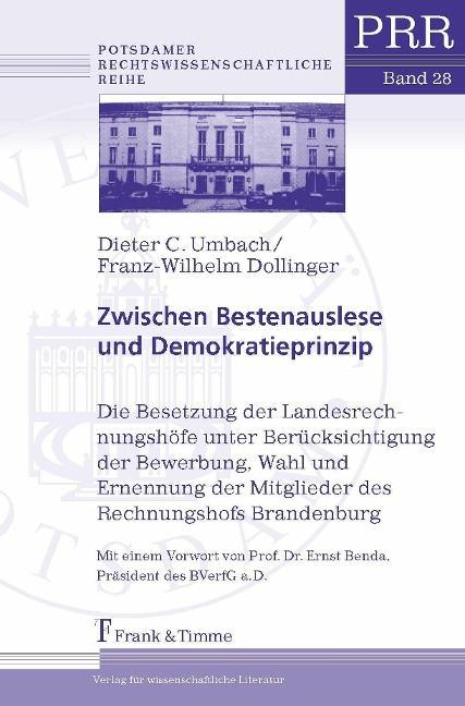 Zwischen Bestenauslese und Demokratieprinzip - Franz-Wilhelm Dollinger, Dieter C. Umbach