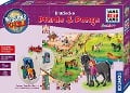 Cover-Bild zum Titel 'Wissenspuzzle WAS IST WAS Junior - Entdecke den Ponyhof' von ''