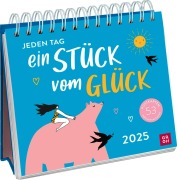 Postkartenkalender 2025: Jeden Tag ein Stück vom Glück - 