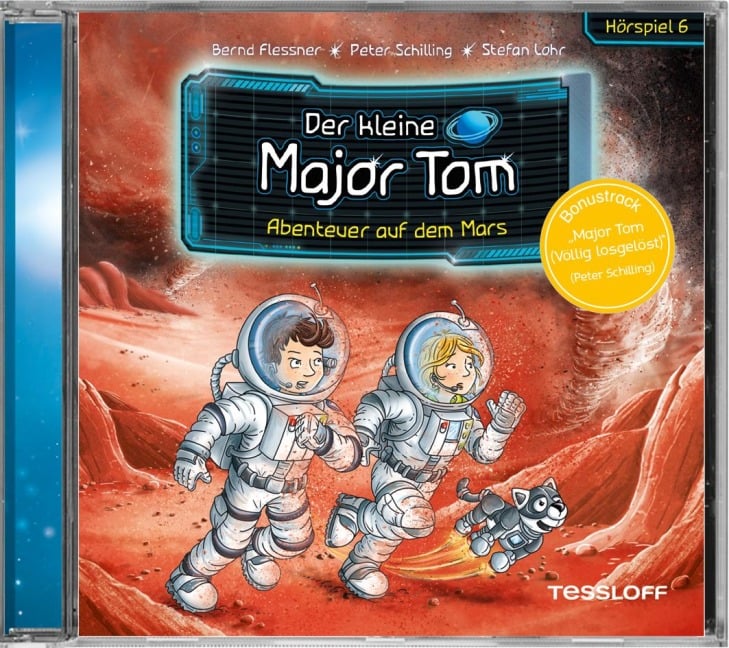 Der kleine Major Tom. Hörspiel 6: Abenteuer auf dem Mars - Bernd Flessner, Peter Schilling