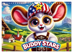 Cover-Bild zum Titel 'Buddy Stars - Abenteuer für Kinder (Wandkalender 2026 DIN A4 quer), CALVENDO Monatskalender' von 'Marco Warstat'