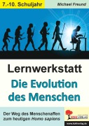 Cover-Bild zum Titel 'Lernwerkstatt Die Evolution des Menschen' von 'Michael Freund'