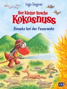 Cover-Bild zum Titel 'Der kleine Drache Kokosnuss - Einsatz bei der Feuerwehr' von 'Ingo Siegner'